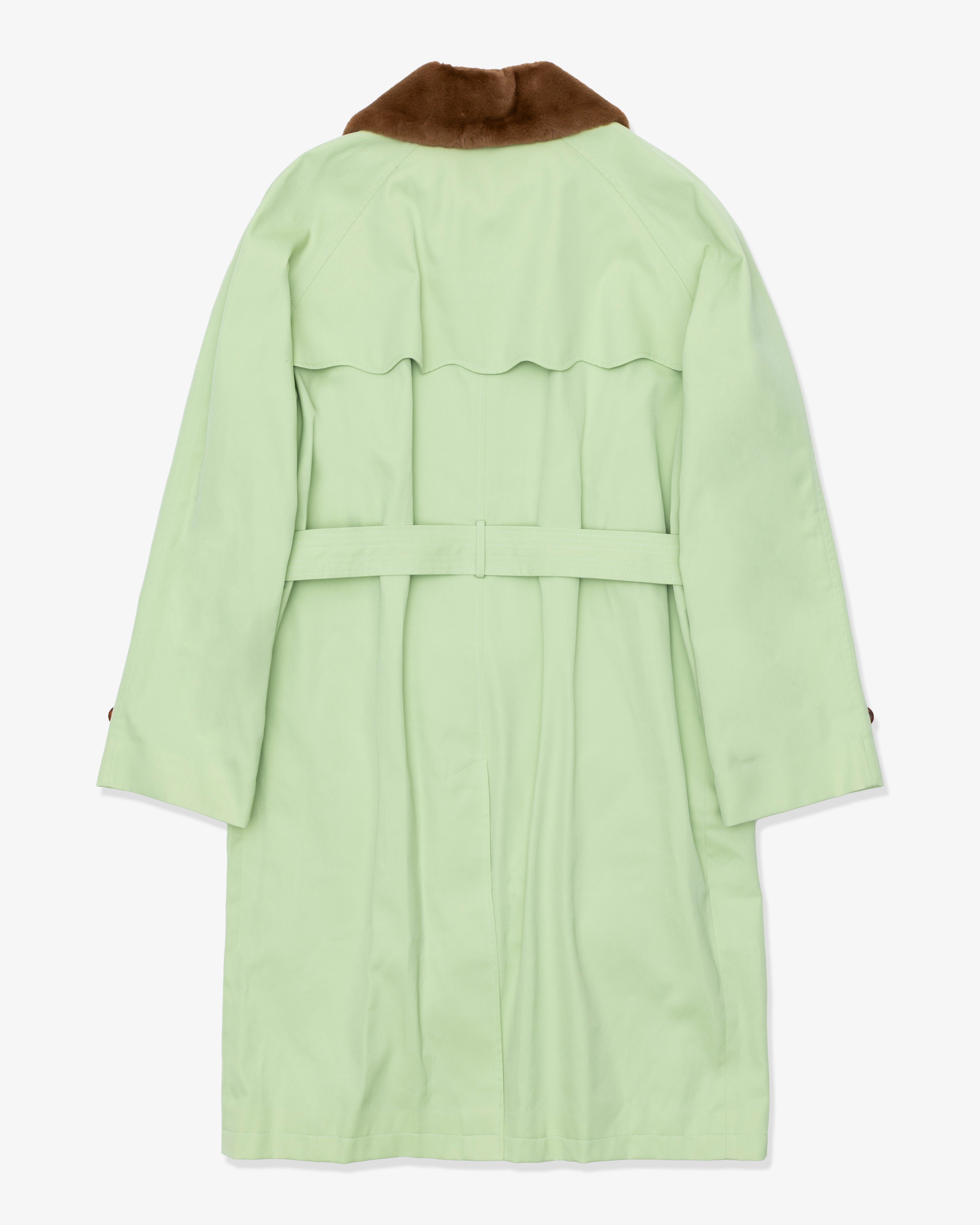 GOLF LE FLEUR: Nylon Trench Coat Md (Green) | DSMG E-SHOP