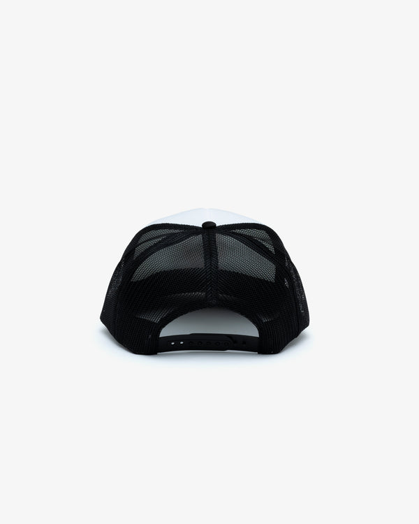 PARADISE - New Yorkers Dial Trucker Hat - (Black Red)