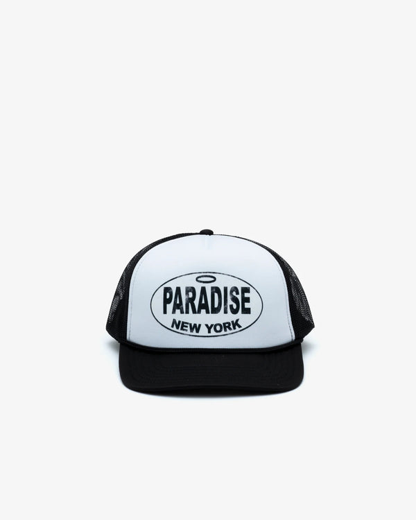 PARADISE - New Yorkers Dial Trucker Hat - (Black)