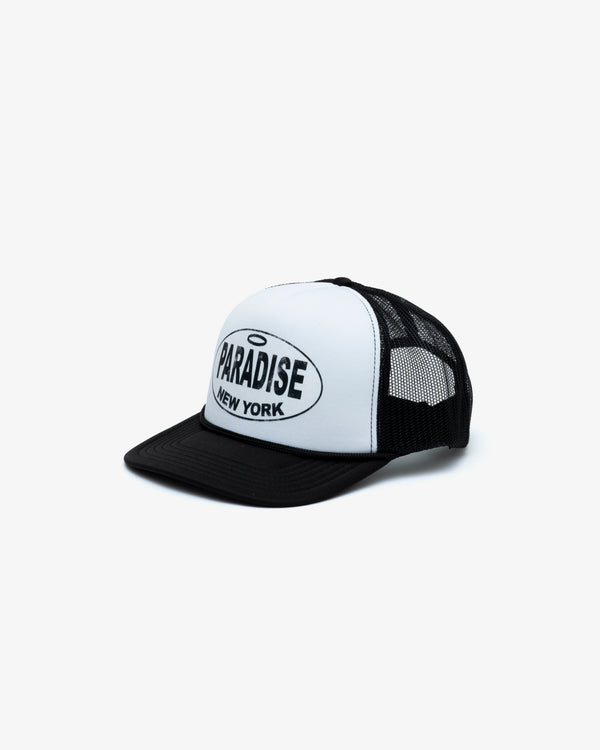 PARADISE - New Yorkers Dial Trucker Hat - (Black)