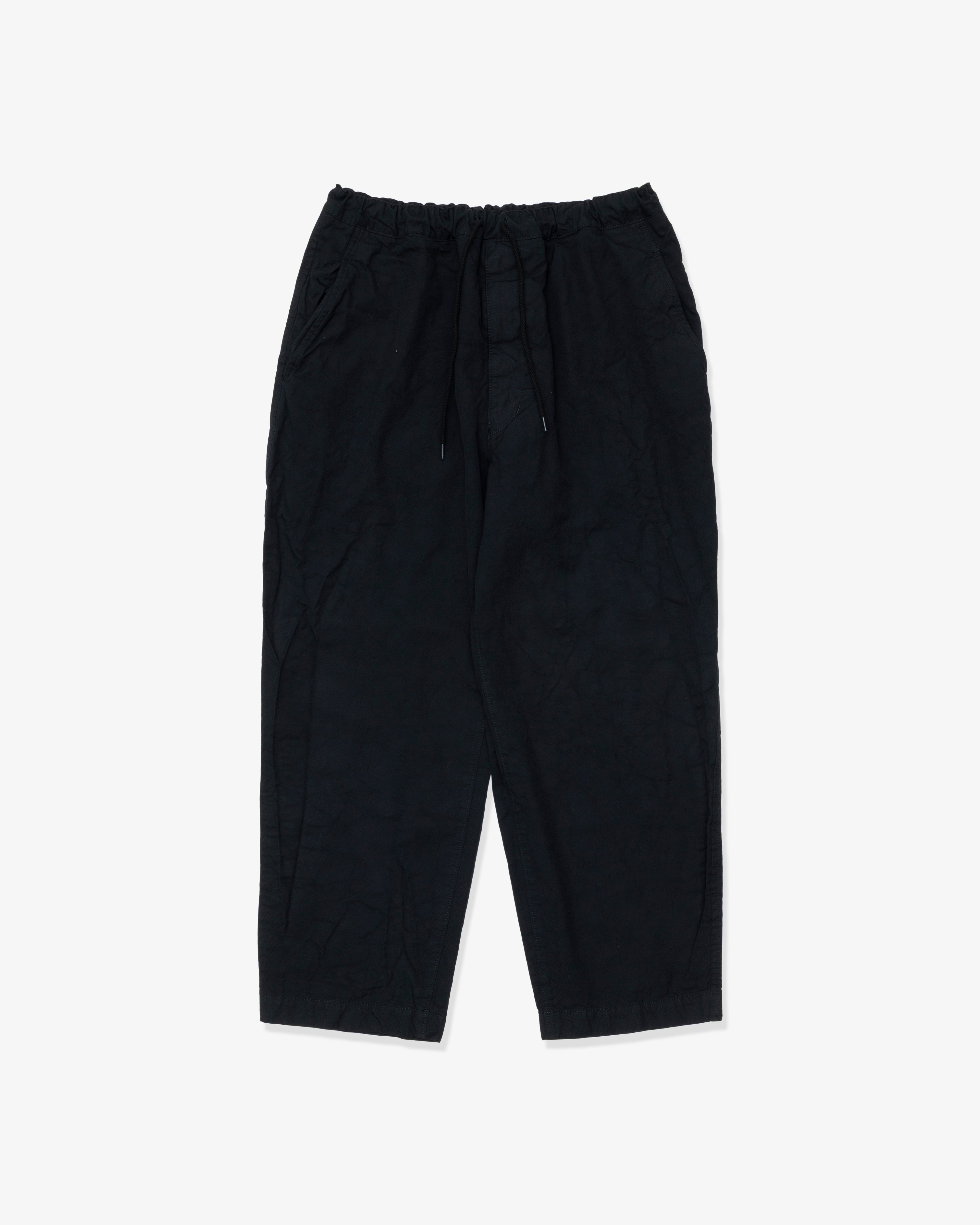COMME des GARCONS HOMME: Polyester Twillgarment Dyed (Black