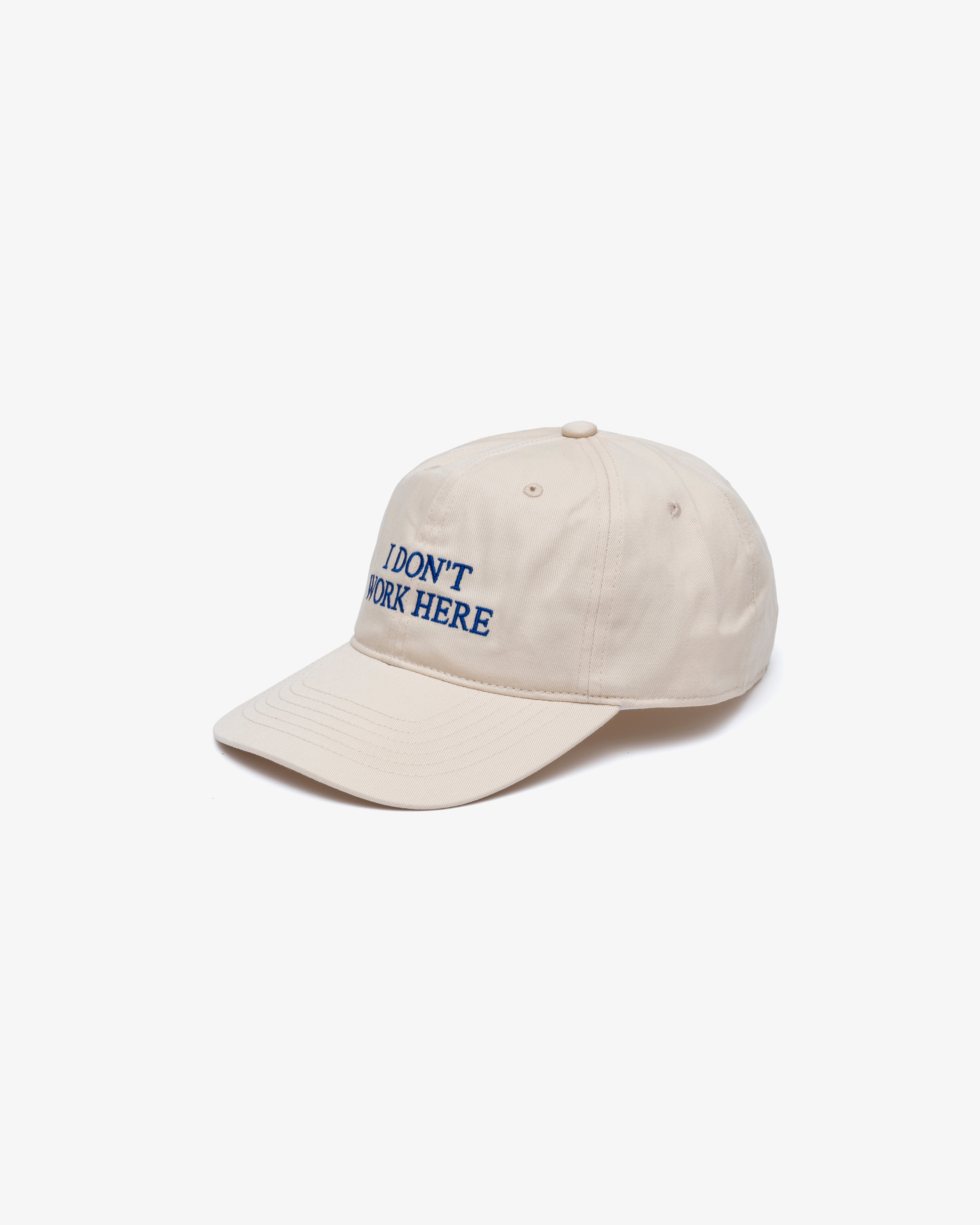 IDEA SORRY CAP 『I DON’T WORK HERE 』 IDEA: Sorry I Don'T Work Here Hat (Blue) | DSMG E-SHOP