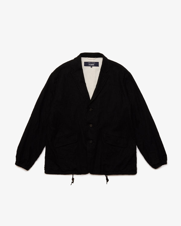 COMME des GARCONS HOMME - Wool Sergegarment Fulling - (Black)