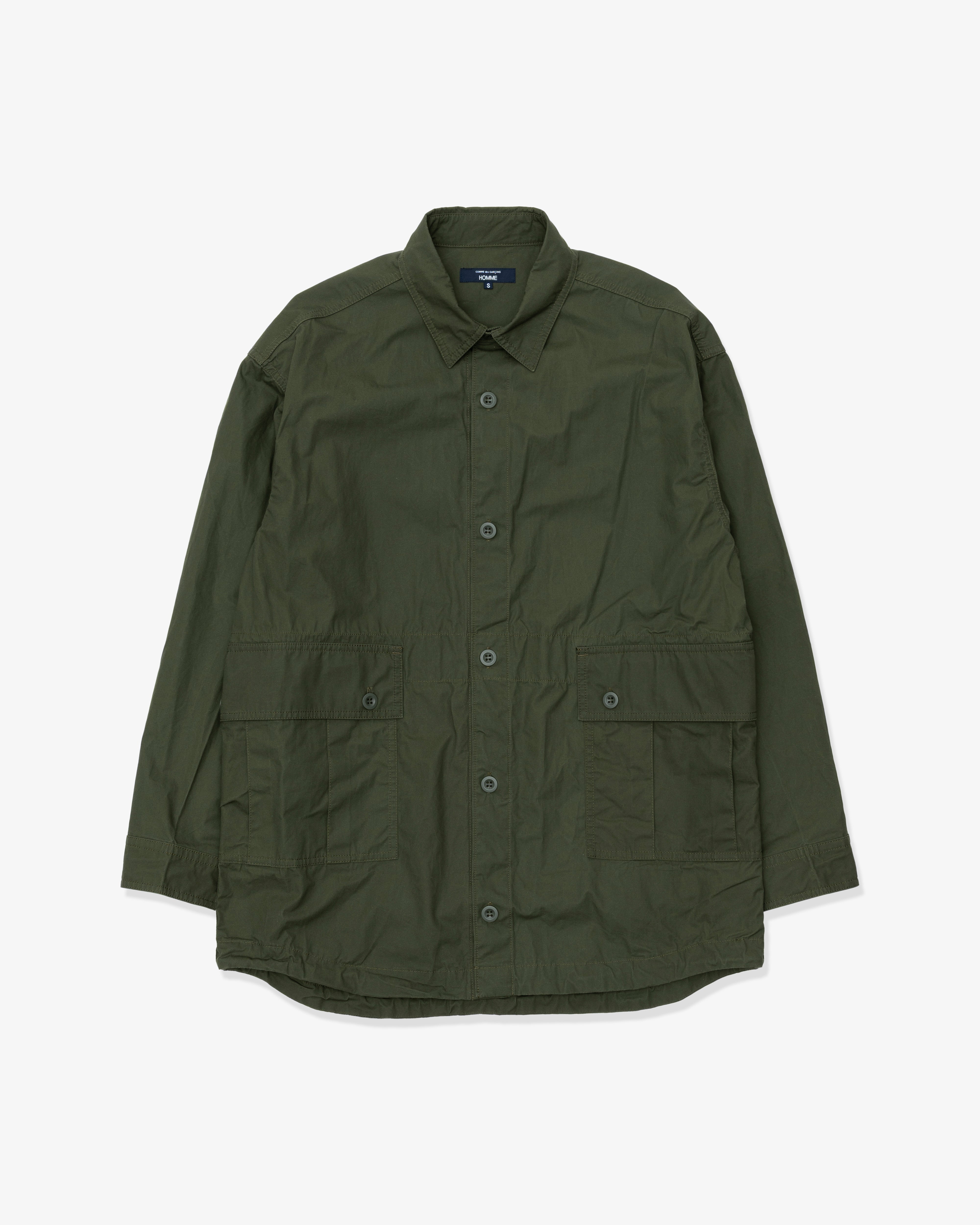 COMME des GARCONS HOMME: Cotton Weathergarment Washed (Khaki