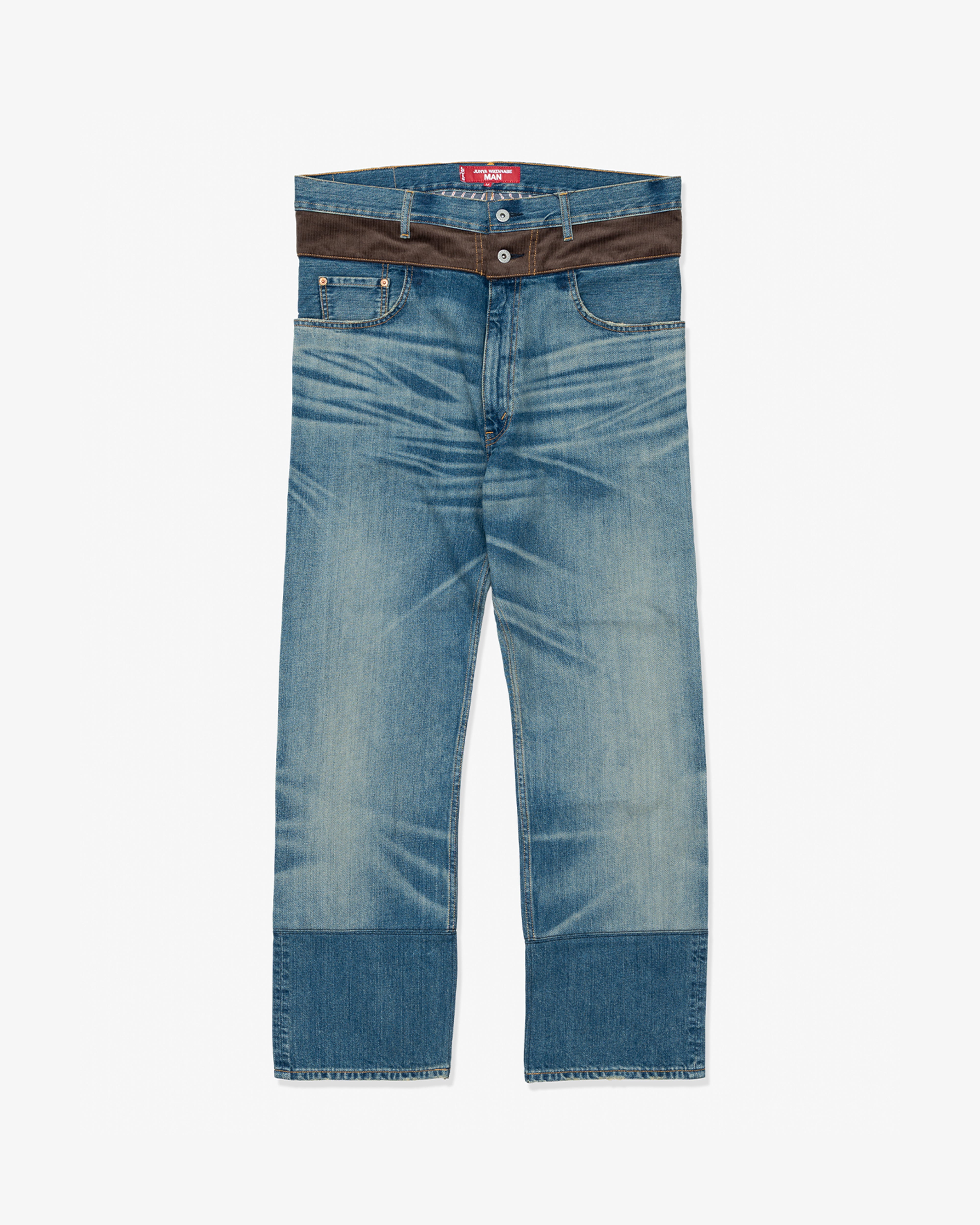 JUNYA WATANABE MAN: Cotton Denim Garment Treatedlevi'S W Name
