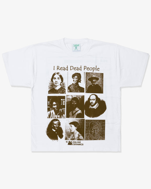 ONLINE CERAMICS - I Read Dead People - (White)