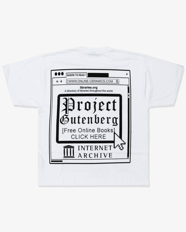 ONLINE CERAMICS - I Read Dead People - (White)