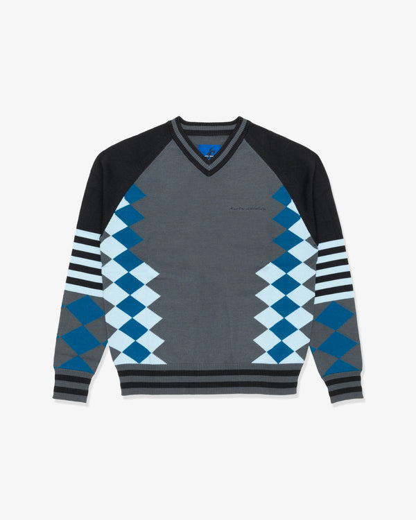 ASICS - Laricoid Knit Jumper - (Anchor Grey / Sky)