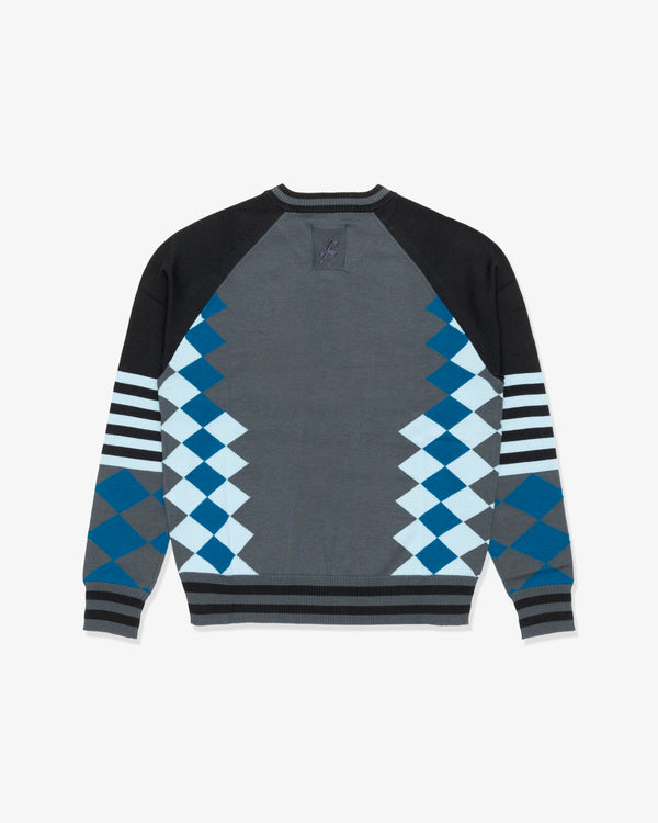 ASICS - Laricoid Knit Jumper - (Anchor Grey / Sky)