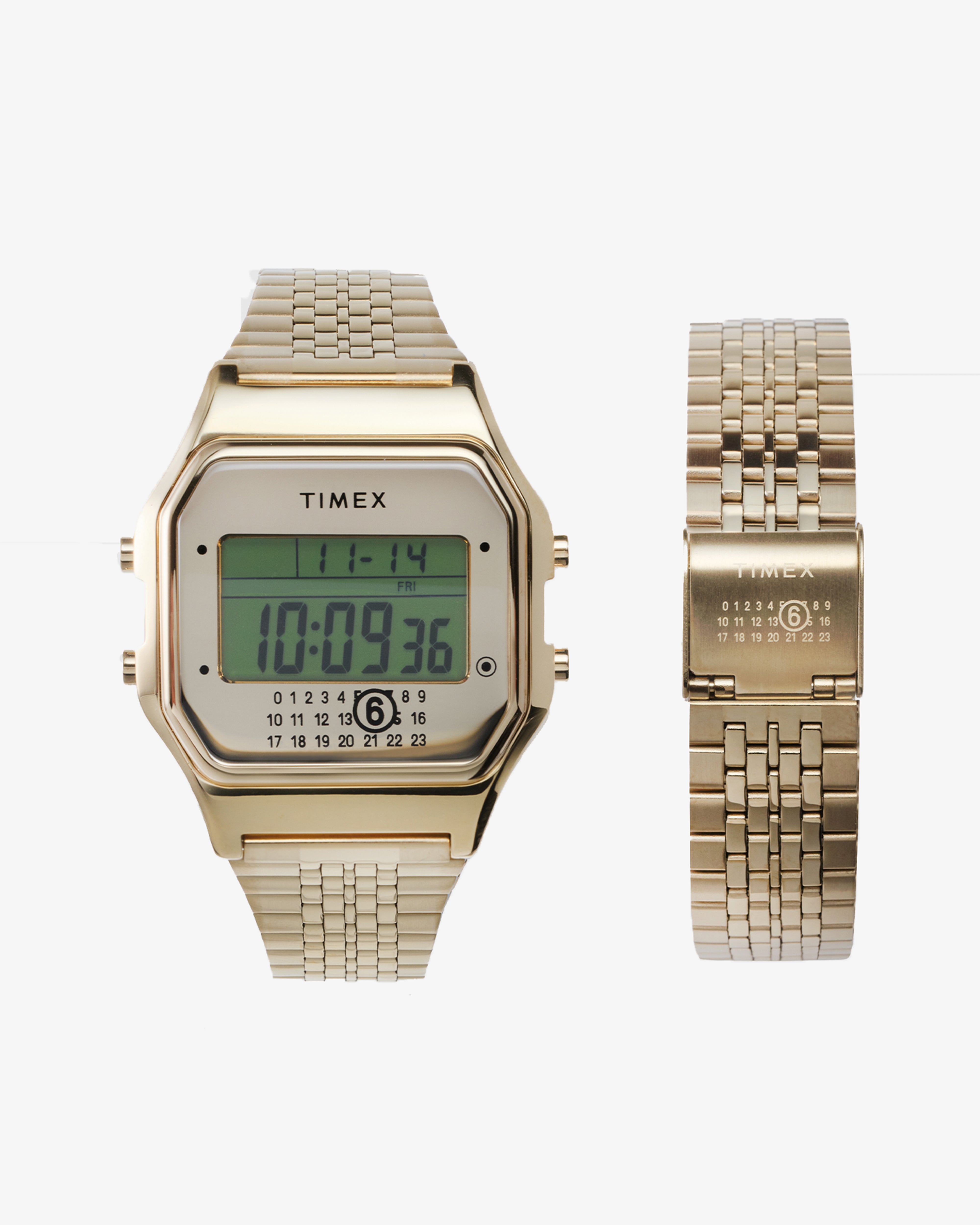 MM6 MAISON MARGIELA X TIMEX: T80 Gift Set w/ Extra Bracelet (962