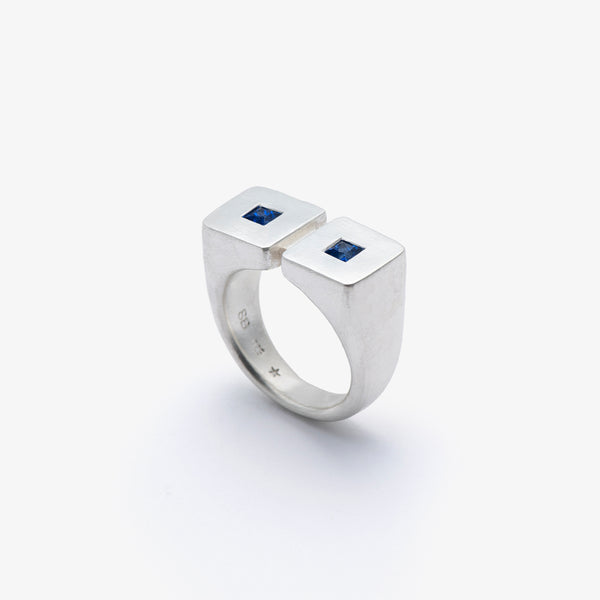 SEB BROWN - Double Tablet Ring - (Stg)