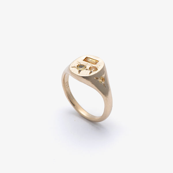 SEB BROWN - Yellow Ring - (9Yg)