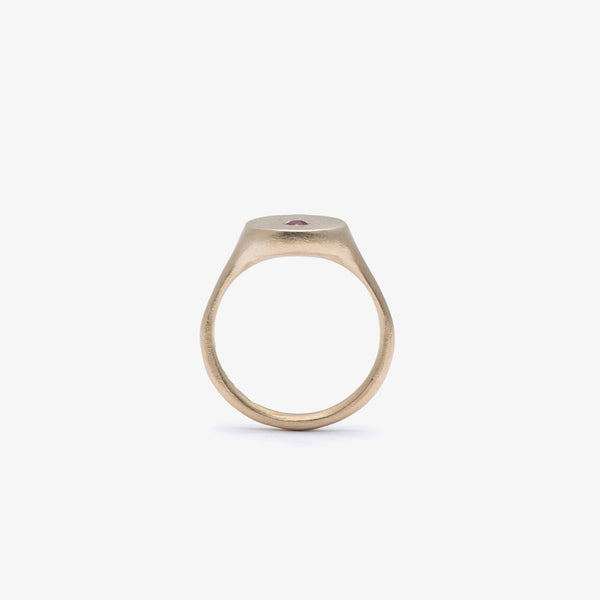 SEB BROWN - Dot Ring Gold - (9Yg)