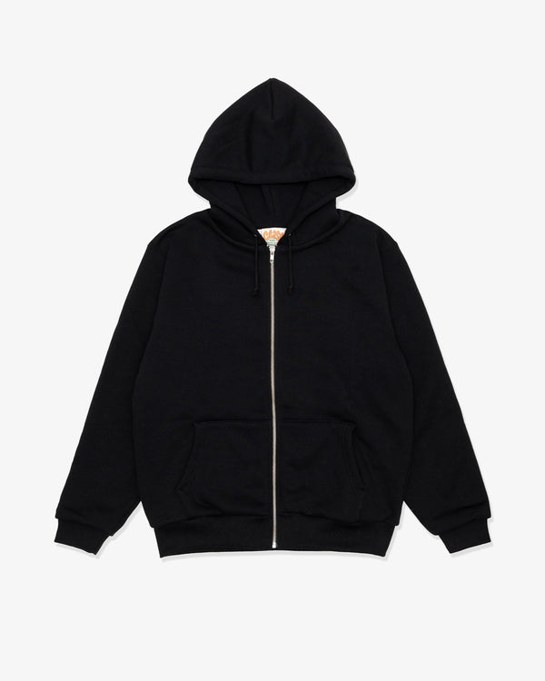 CEASE - Thermal Zip Hoodie - (Black)