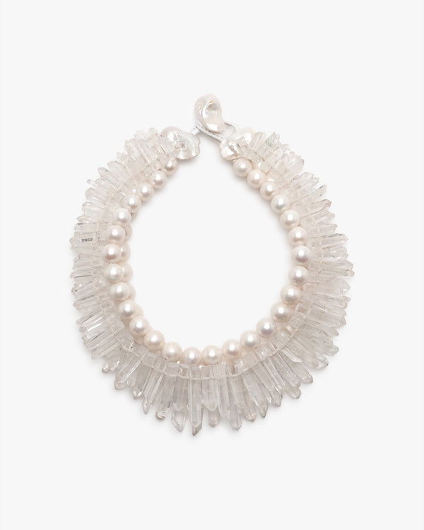 MONIES - Necklace - (Wh/Cl)