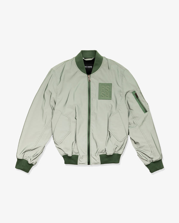 RAF SIMONS - Small Fit Bomber Leather Patch - (Green)