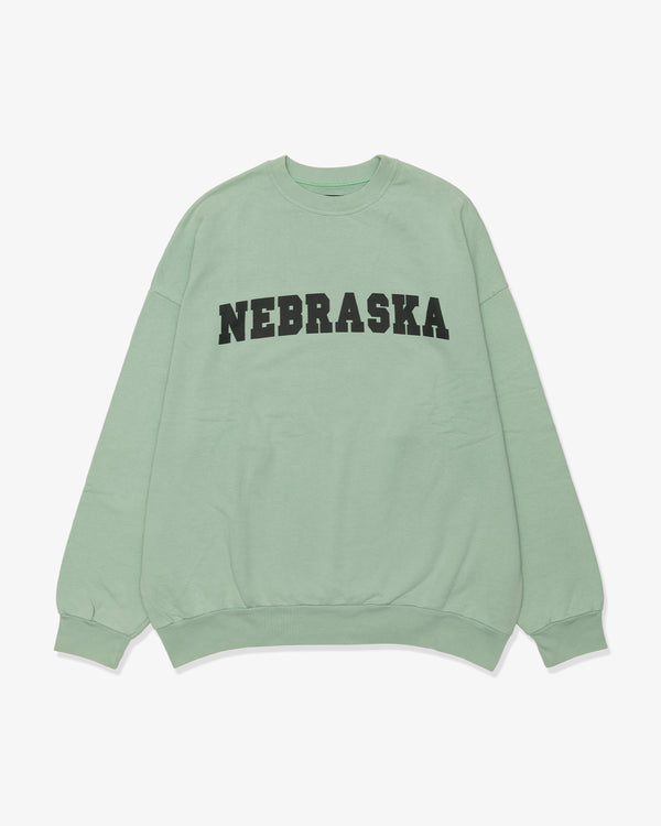 RAF SIMONS - Sweater With Nebraska Print - (Mint)