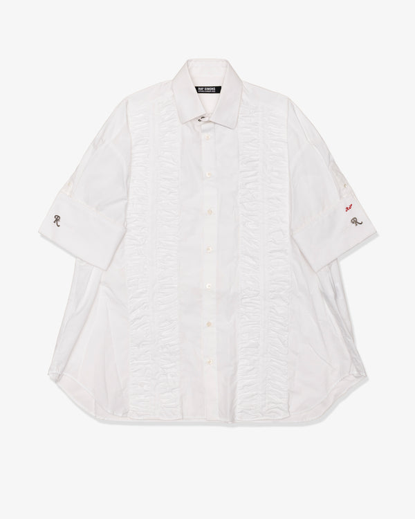 RAF SIMONS - Ruffle Business Shirt - (White)