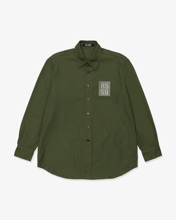 RAF SIMONS - Straight Fit Denim Shirt - (Khaki)