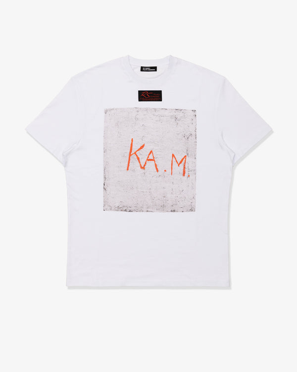 RAF SIMONS - Oversized T-Shirt K.A.M. - (White)