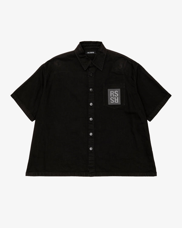 RAF SIMONS - Oversized Short Sleeved Denim - (Black)