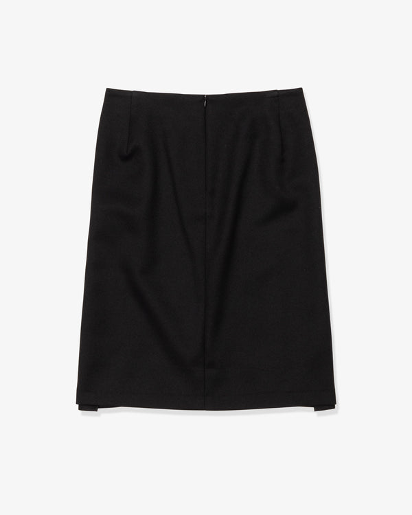 RAF SIMONS - Straight Panel Skirt With Print - (Black)