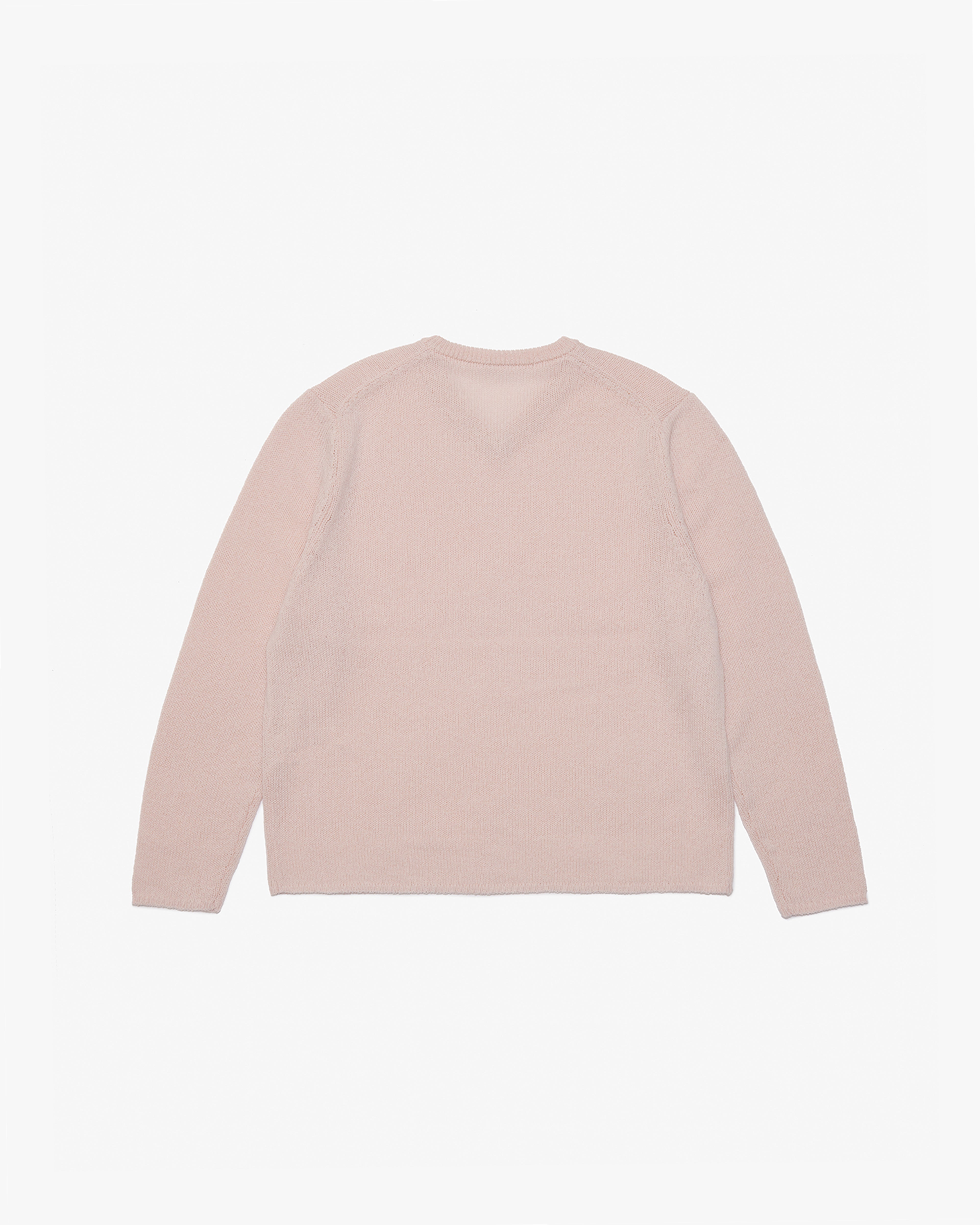AURALEE: SUMMER CASHMERE KNIT V-NECK P/O (LIGHT PINK) | DSMG E-SHOP
