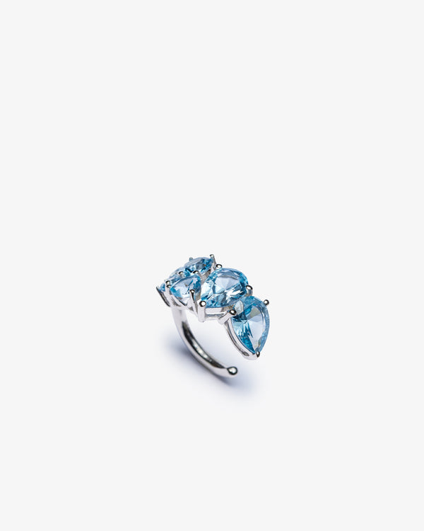 COMPLETED WORKS - Blue Ear Cuff - (Blue)
