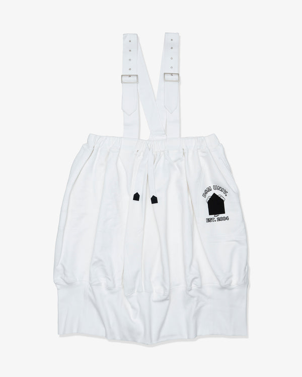 DSM KEI NINOMIYA - Oversize Apron Cotton Back Pile Knit - (White)