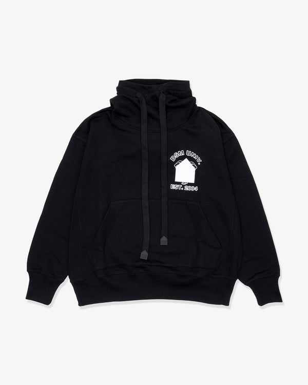 DSM KEI NINOMIYA - Oversized Hoodie Cotton Back Pile Knit - (Black)