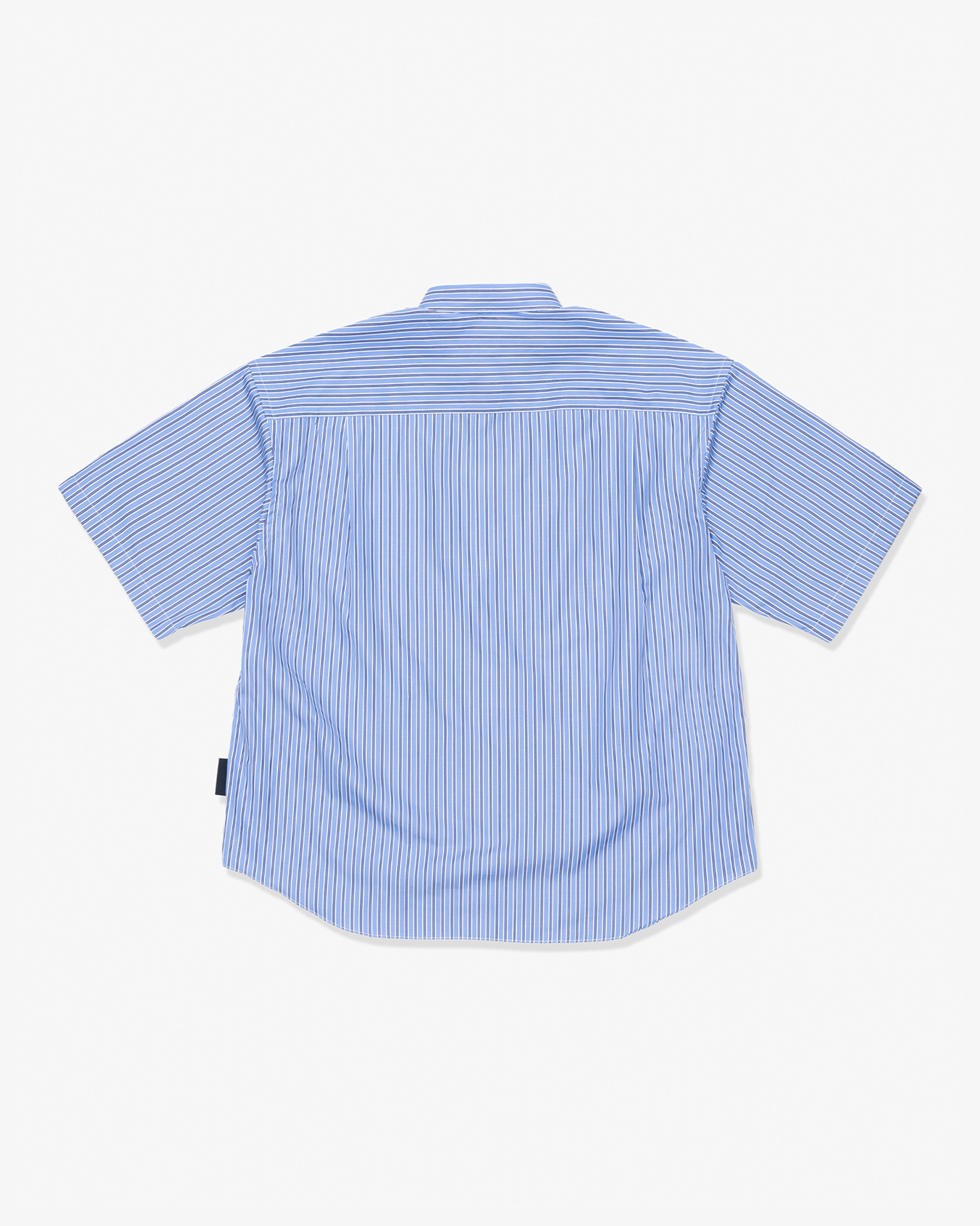 すとらいぷ COMME des GARCONS HOMME: Cotton Oxford Stripe (White/Saxe/Navy