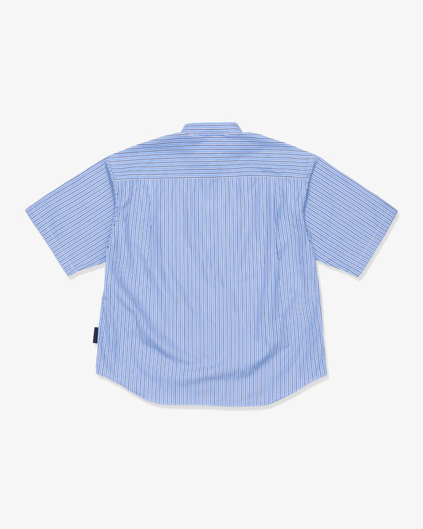 COMME des GARCONS HOMME - Cotton Oxford Stripe - (White/Saxe/Navy)