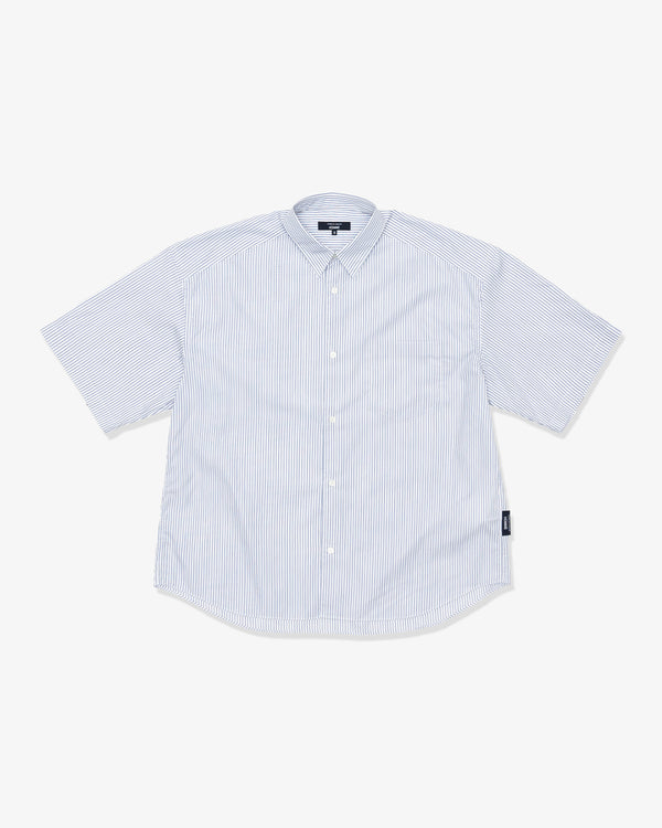 COMME des GARCONS HOMME - Cotton Oxford Stripe - (White/Navy)