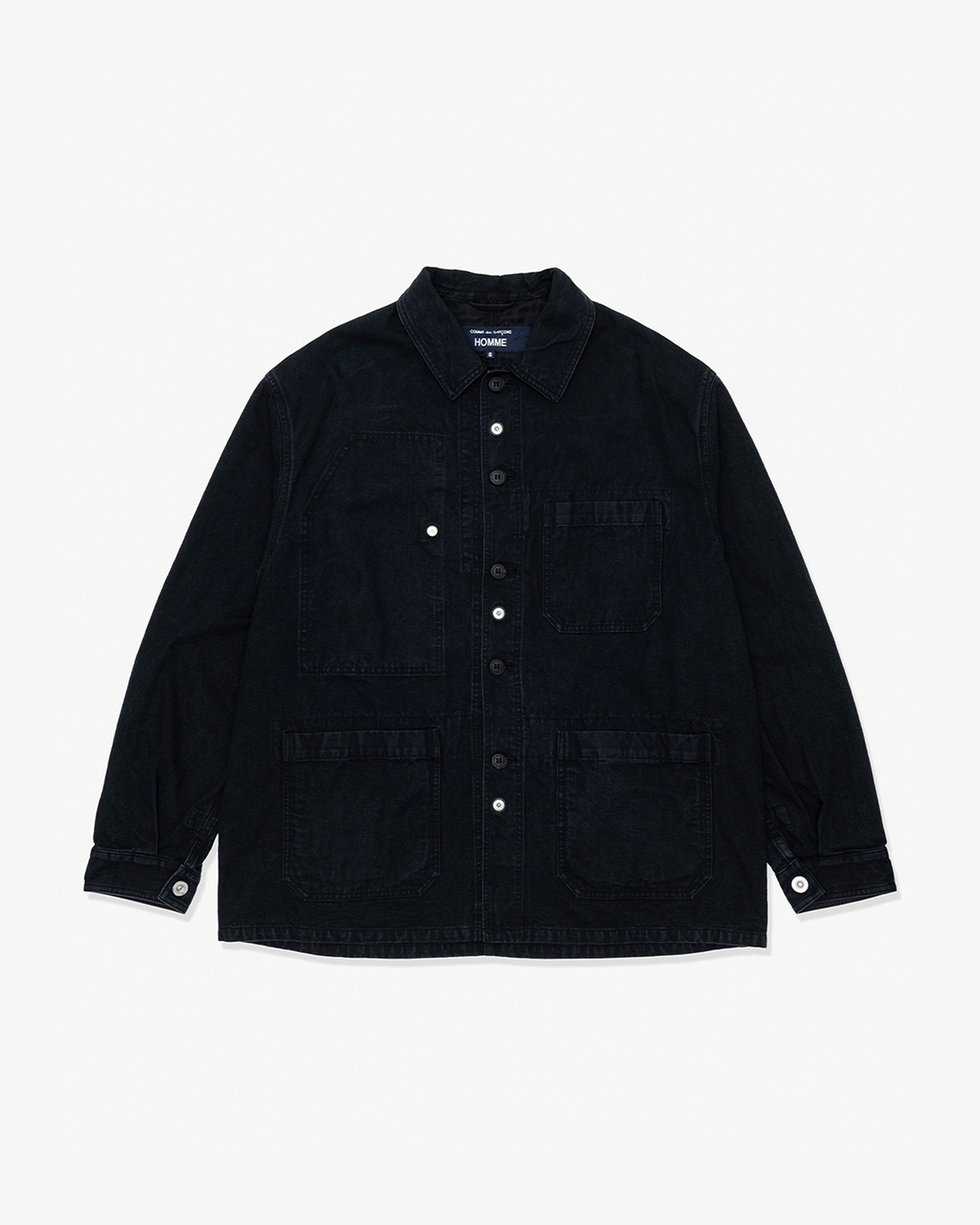COMME des GARCONS HOMME: Cotton Canvas X Multi Fabrics Mixgarment