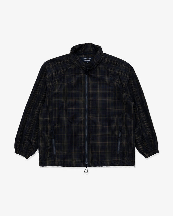 COMME des GARCONS HOMME - Polyester Ramie Check - (Navy)