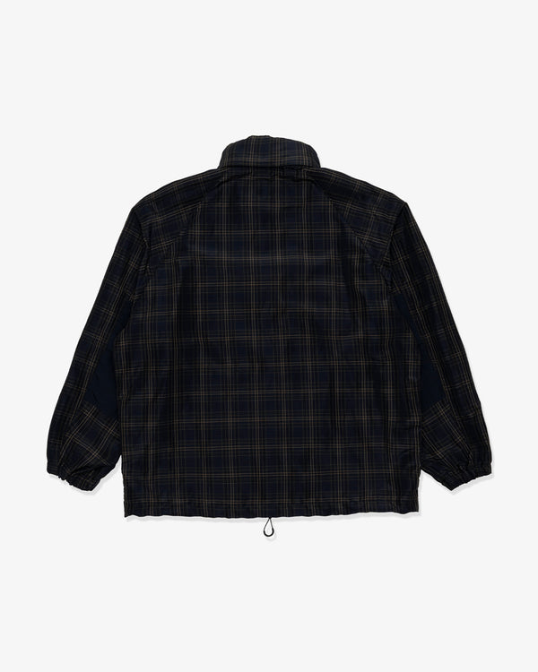 COMME des GARCONS HOMME - Polyester Ramie Check - (Navy)