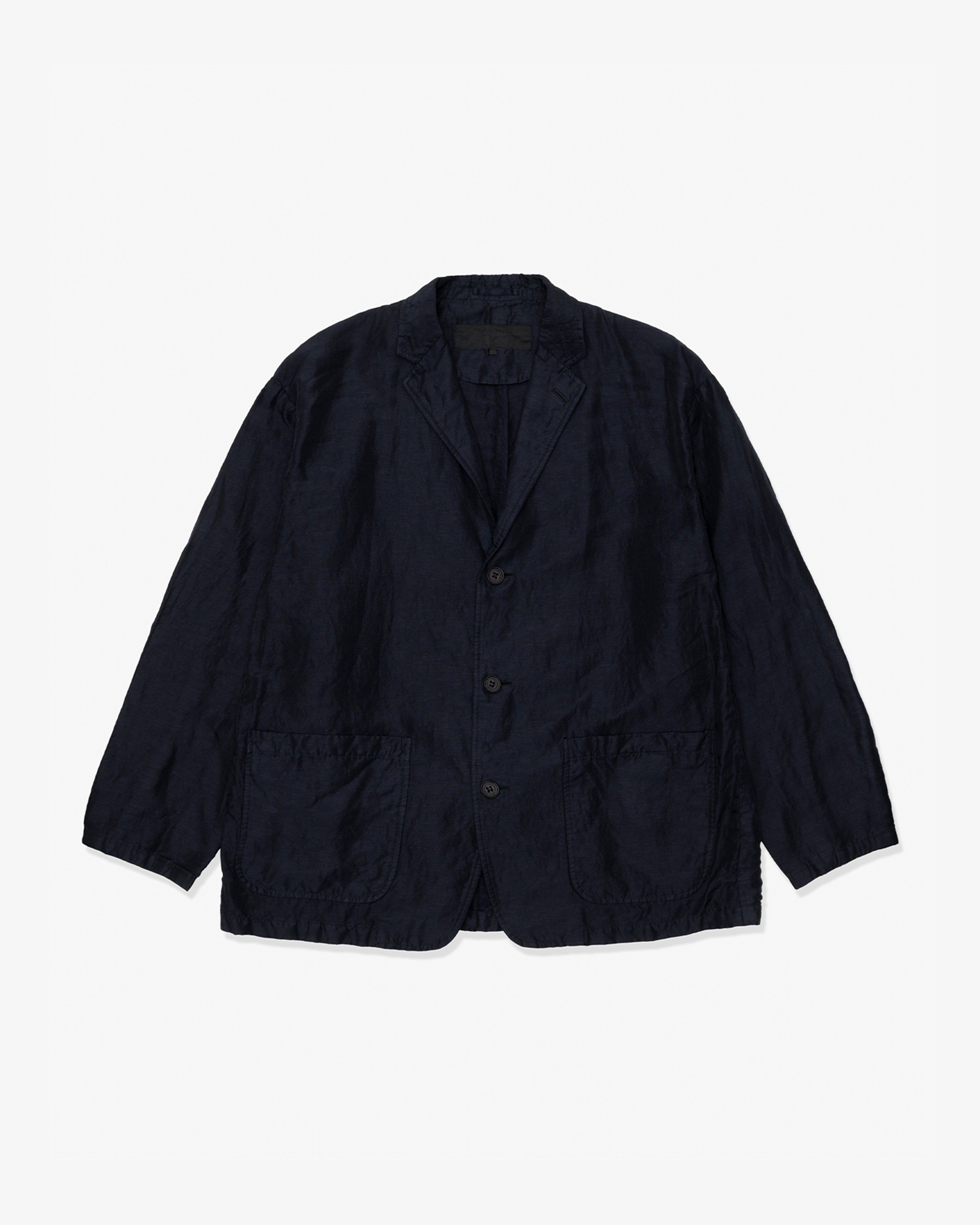 COMME des GARCONS HOMME: Polyester Linen Gabardinegarment Dyed