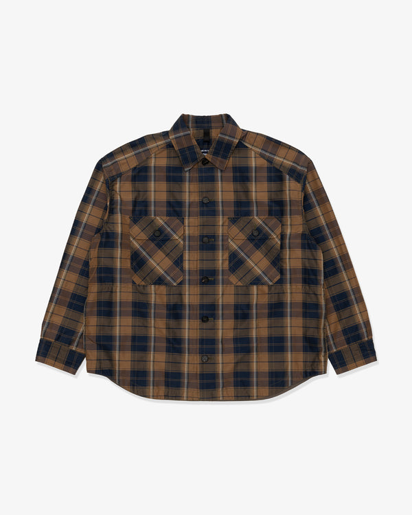 COMME des GARCONS HOMME - Cotton Polyester Check - (Brown/Khaki/Navy)