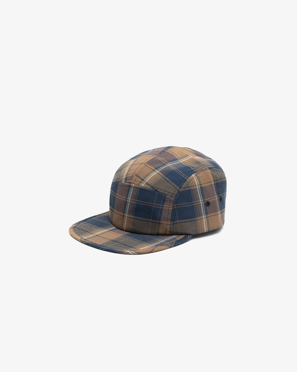 COMME des GARCONS HOMME - Cotton Polyester Checkbriefing - (Brw/Khaki/Navy)