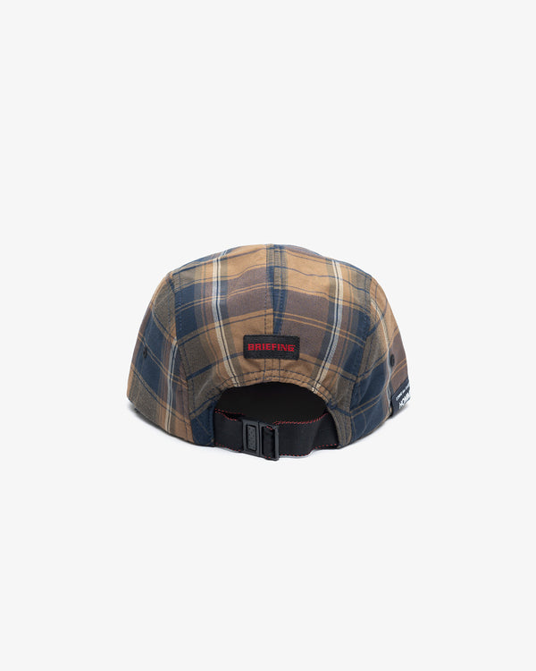COMME des GARCONS HOMME - Cotton Polyester Checkbriefing - (Brw/Khaki/Navy)