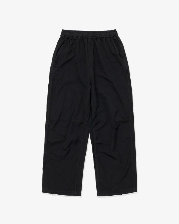 COMME des GARCONS HOMME - Polyester Serge Garment Dyed - (Black)