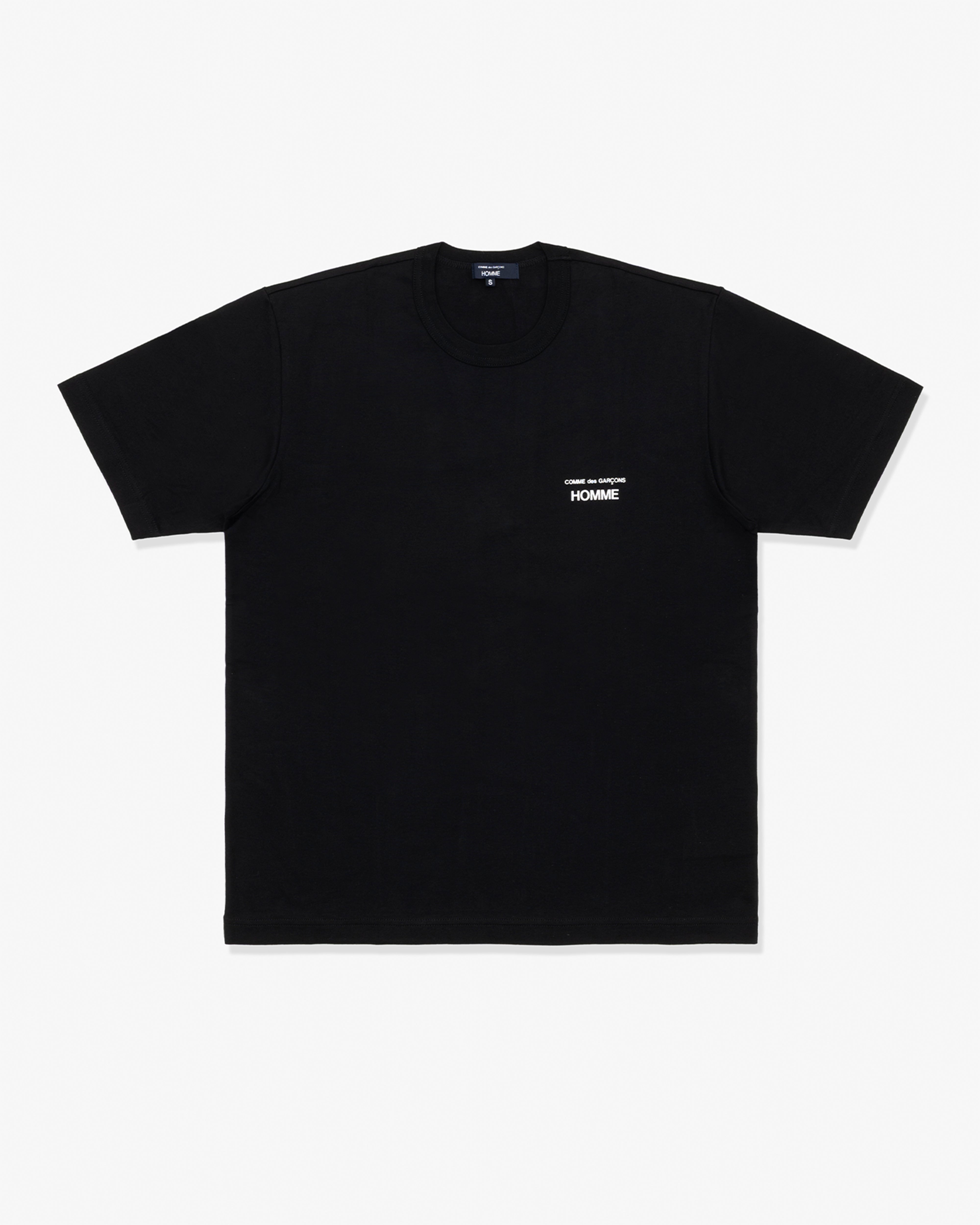 COMME des GARCONS HOMME: Cotton Jersey Garment Printed (Black
