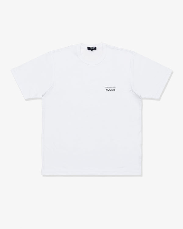 COMME des GARCONS HOMME - Cotton Jerseygarment Printed - (White)