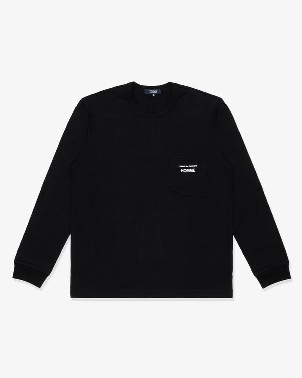 COMME des GARCONS HOMME - Cotton Jerseygarment Printed - (Black)