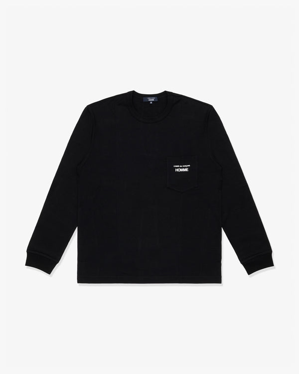 COMME des GARCONS HOMME - Cotton Jerseygarment Printed - (Black)
