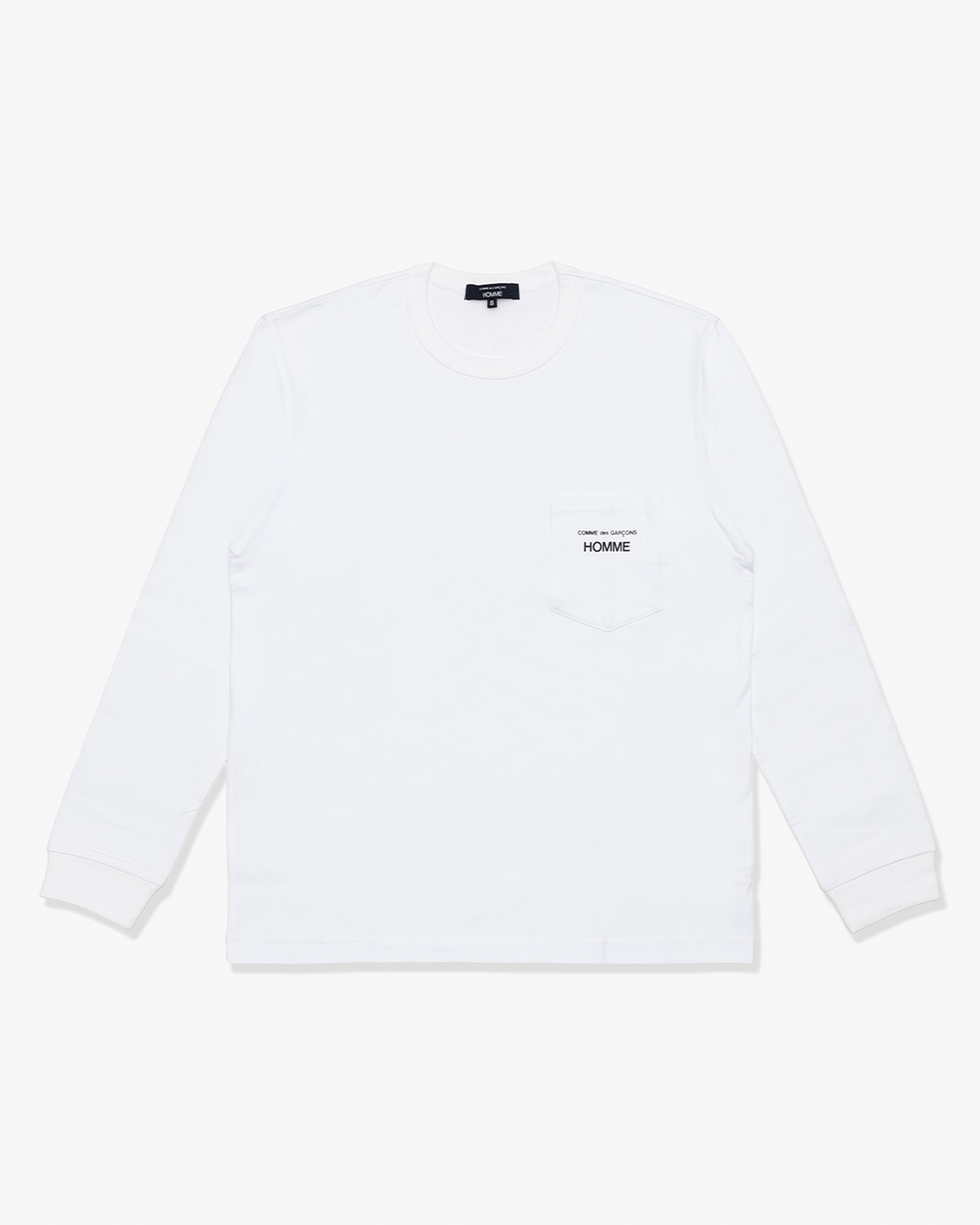 COMME des GARCONS HOMME: Cotton Jerseygarment Printed (White