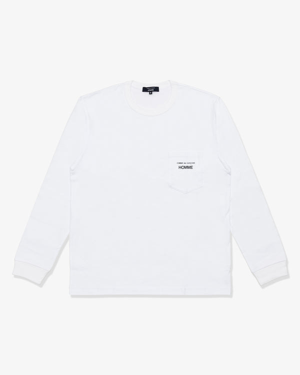 COMME des GARCONS HOMME - Cotton Jerseygarment Printed - (White)