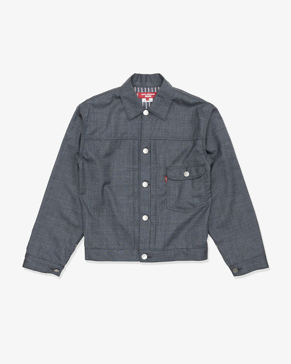JUNYA WATANABE MAN - Wool Stripelevi'S W Name - (Blue Gray)