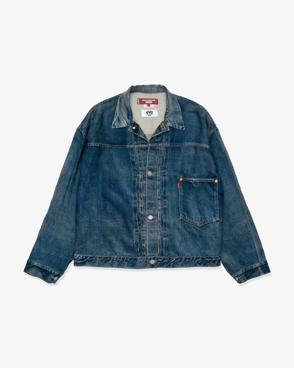 JUNYA WATANABE MAN - Linen Oxford Transfer Prntedleci'S W Name Berberjin - (Indigo)