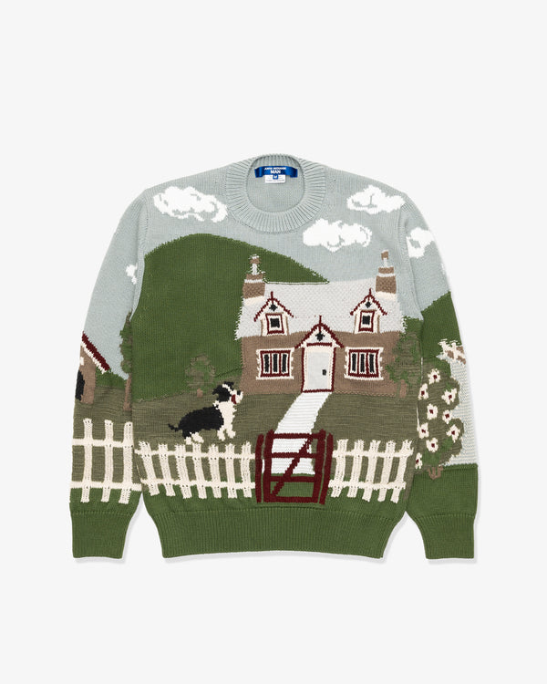 JUNYA WATANABE MAN - Cotton Ground Pattern Intarsia Jacquard - (Multi)